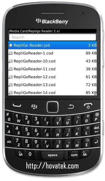 install blackberry application using zip or rar file 6