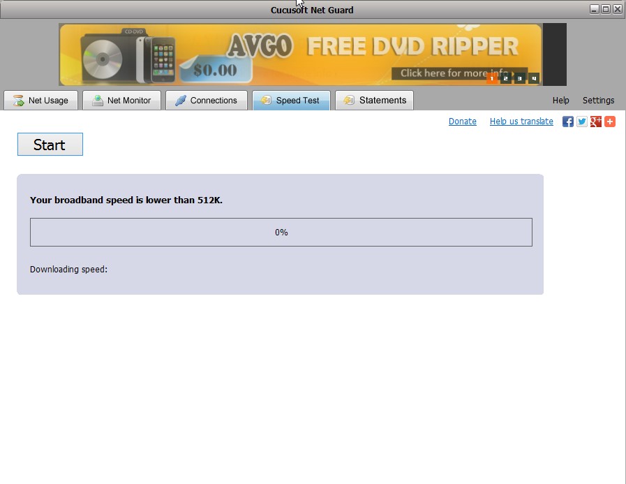 Monitor the data / bandwidth usage on your Windows PC using Cucusoft