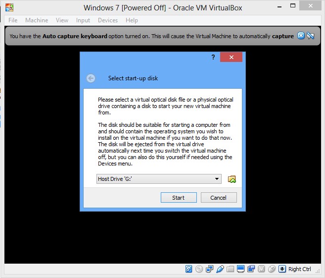 how to setup / install a guest OS in oracle virtualbox
