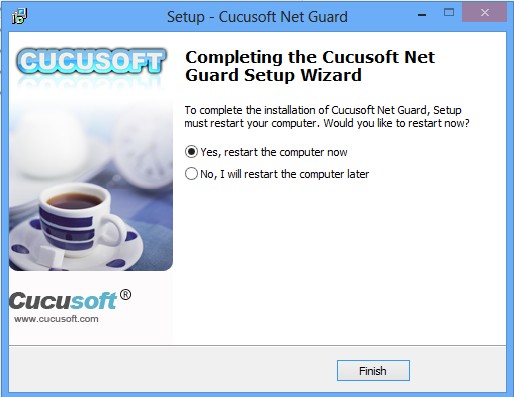 how to install cucusoft net guard on a windows PC