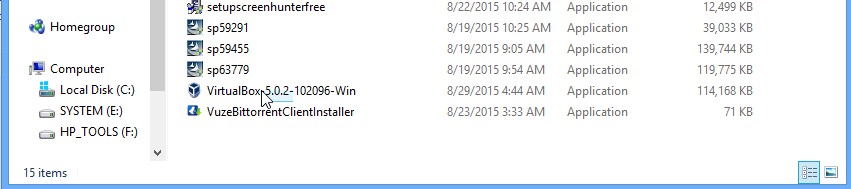 how to install oracle virtualbox on windows