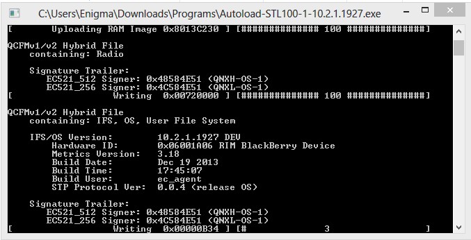 How to load a Blackberry 10 OS using Autoloader – Hovatek Blog