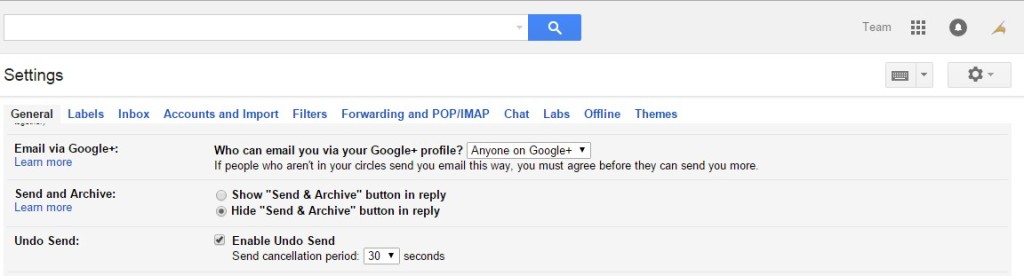how to delete an email after sending in gmail