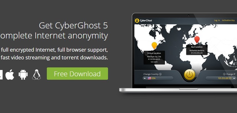 How to surf anonymously or protect your online identity using CyberGhost VPN