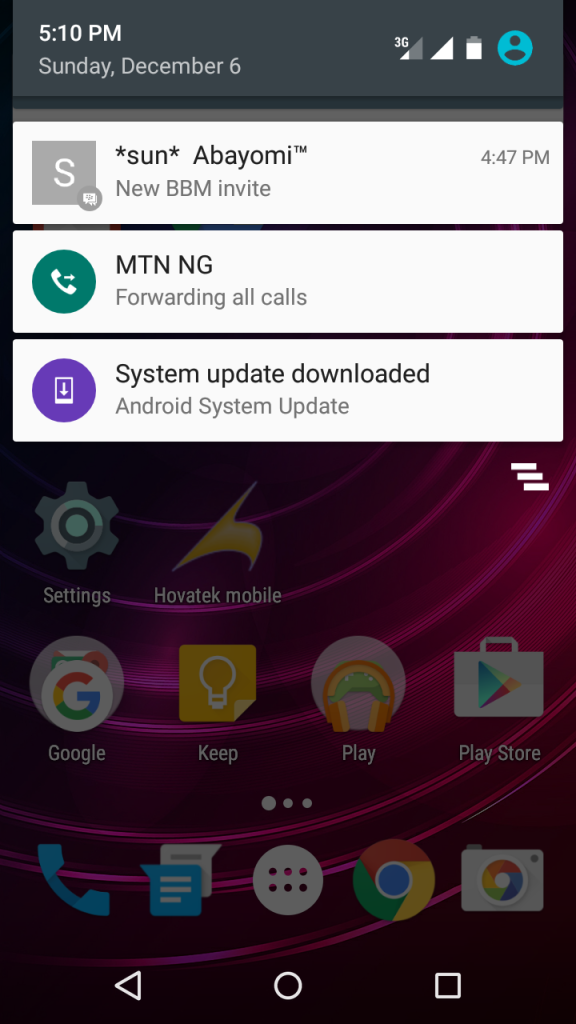 how to clear Android notification bar