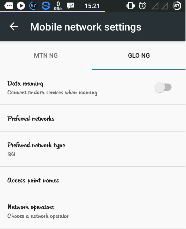 mediatek no service wcdma only mode