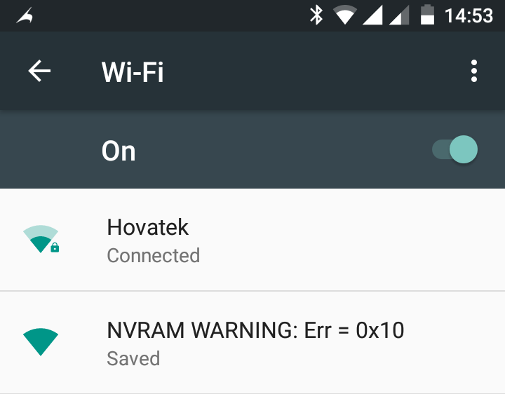 how to fix nvram warning err 0x10 on infiinix hot 2 x510. 