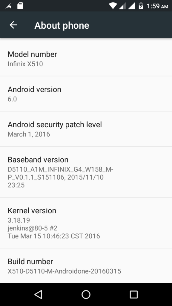 Infinix Hot 2 X510 March 2016 OTA update ROMDump