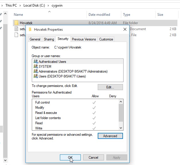 Close file properties Window