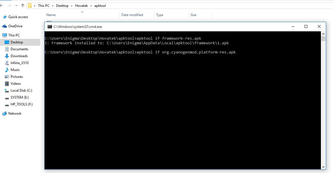 How to use Apktool to & an apk (Windows)