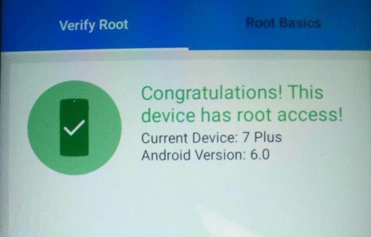 root iphone 7 plus