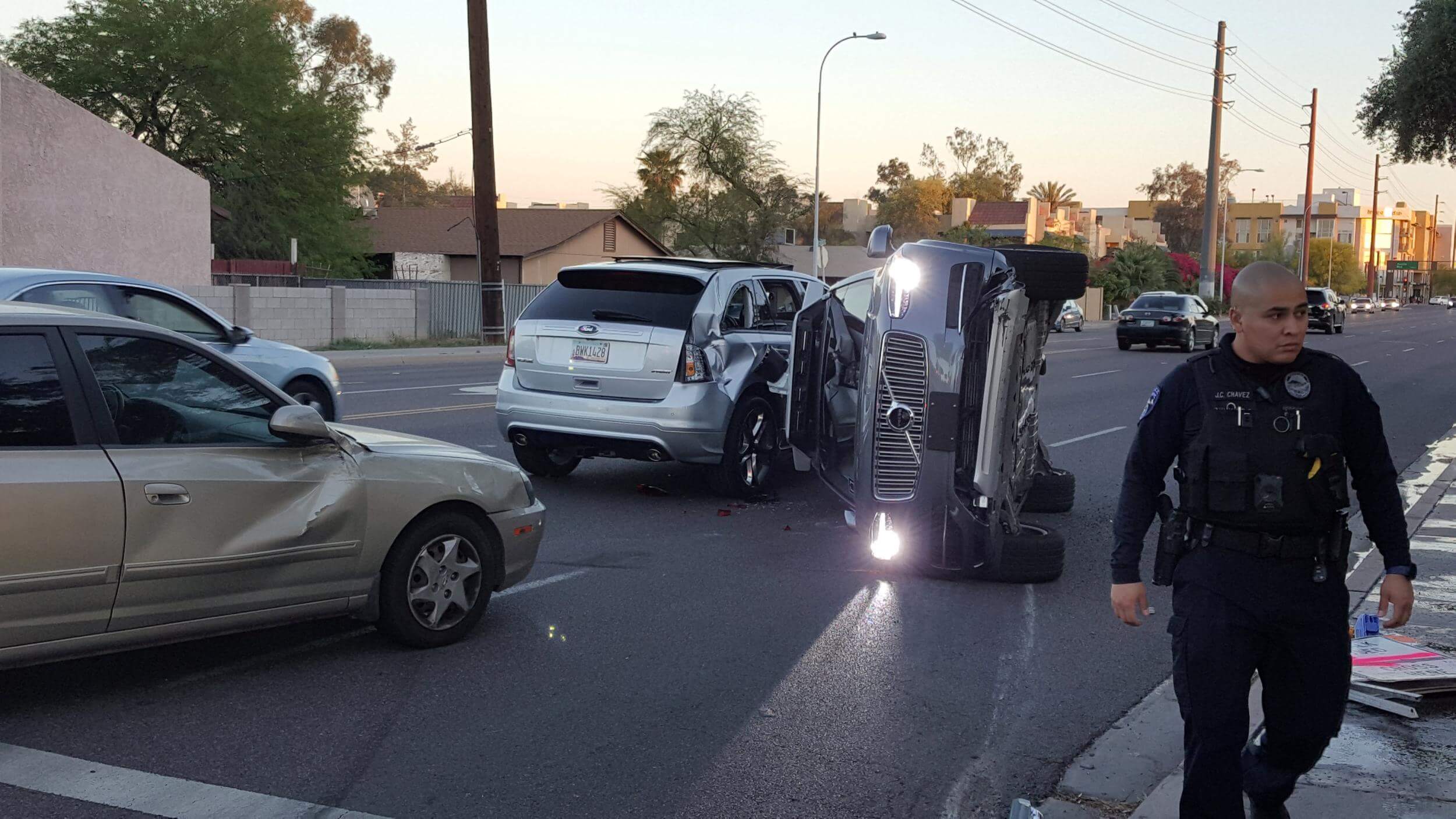 Uber self-driving car accident