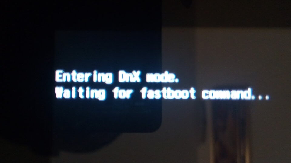 tablet dnx fastboot mode