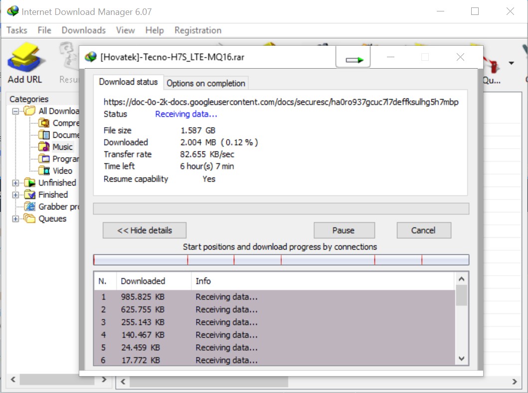 Internet Download Manager (IDM) features