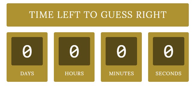 Hovatek Guess and win count down
