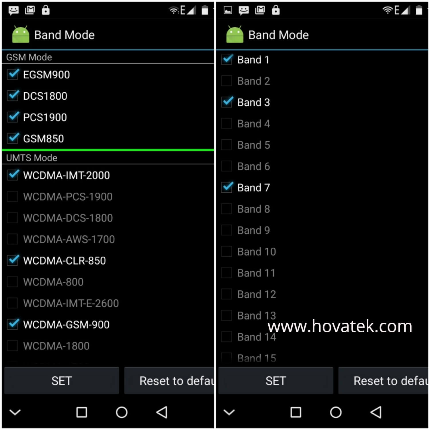 THL T7 supported 4G 3G bands