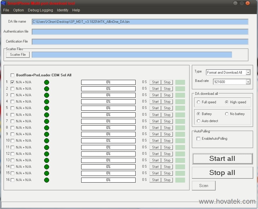sp multiport download tool