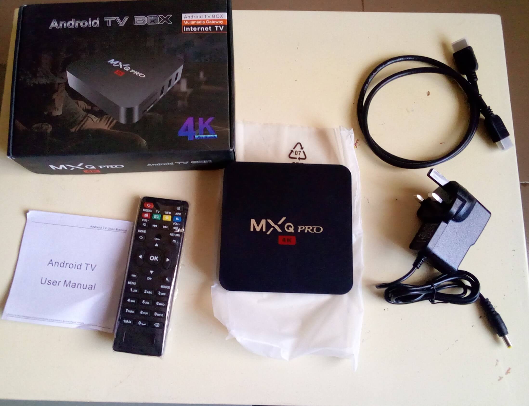 MXQ Pro 4K Unboxing