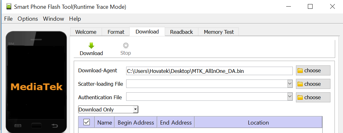 Mediatek Secure Boot DA file