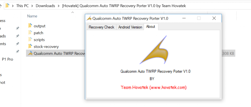 Qualcomm TWRP porter