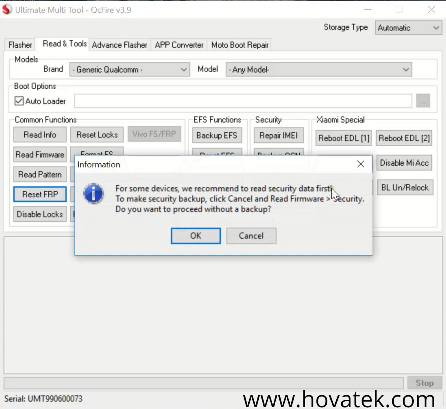 How to use Ultimate Multi Tool to bypass FRP on