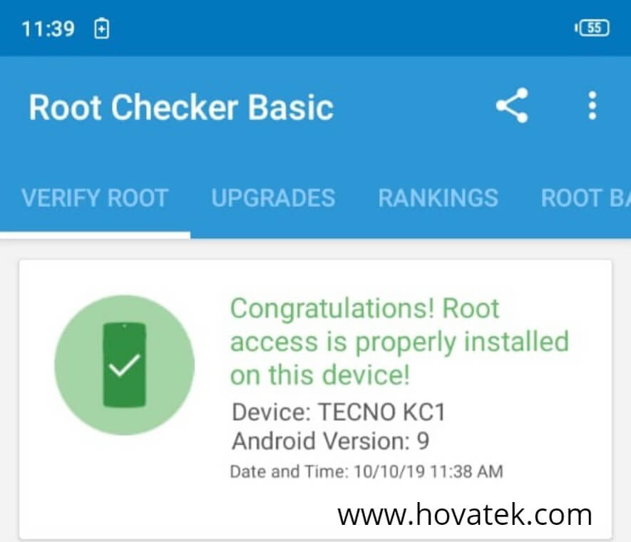 Tecno Spark Go (KC1) root access