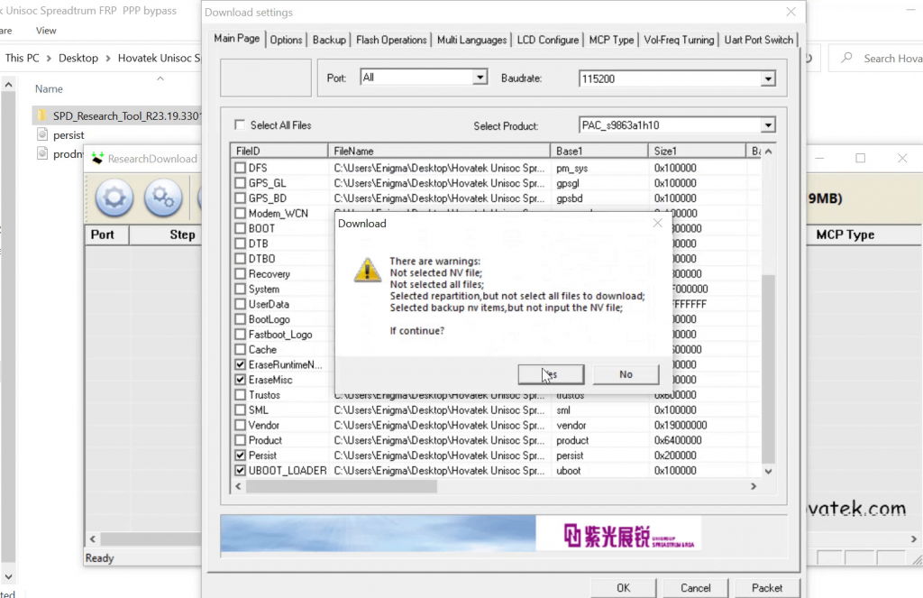 How to build FRP & Privacy Protection Password bypass PAC file 12 Hovatek Blog