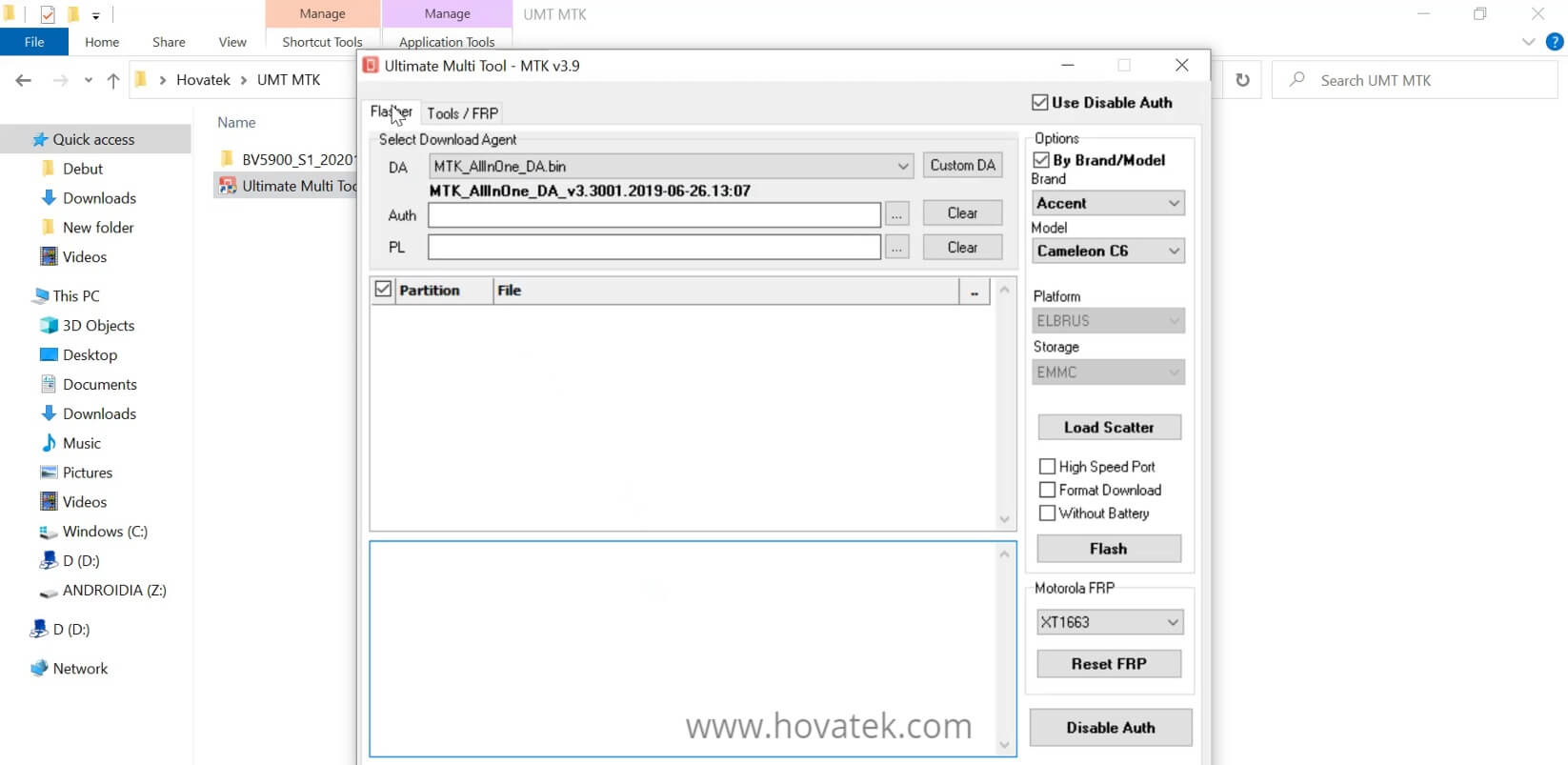 How to use Ultimate Multi Tool (UMT) to flash Mediatek