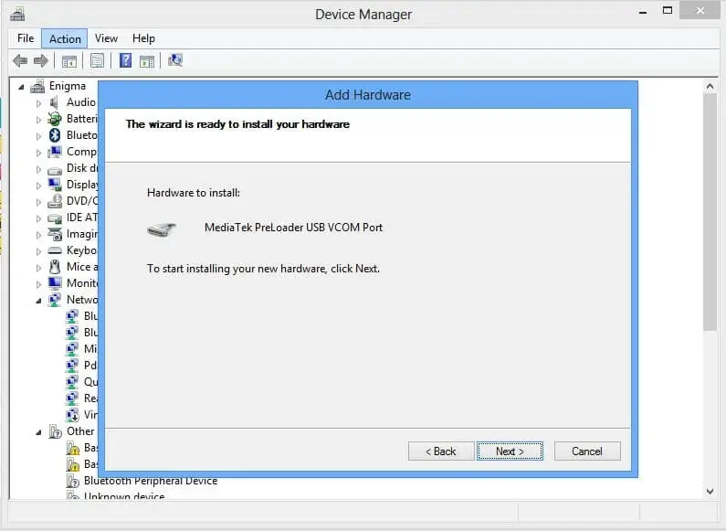 mediatek vcom driver windows 10 64 bit