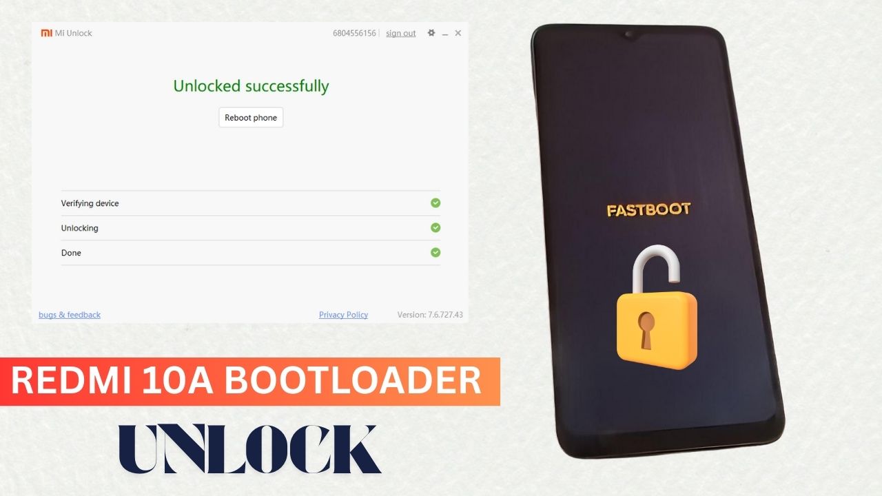 How to unlock Redmi 10A bootloader